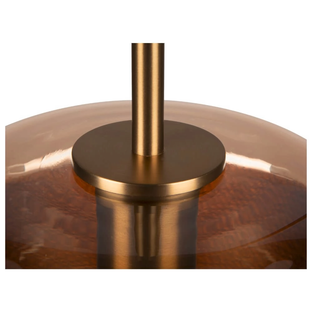 Lampe suspendue Pantilo Rope 20 verre ambré - Ø 19,5cm SLV 4024163280921