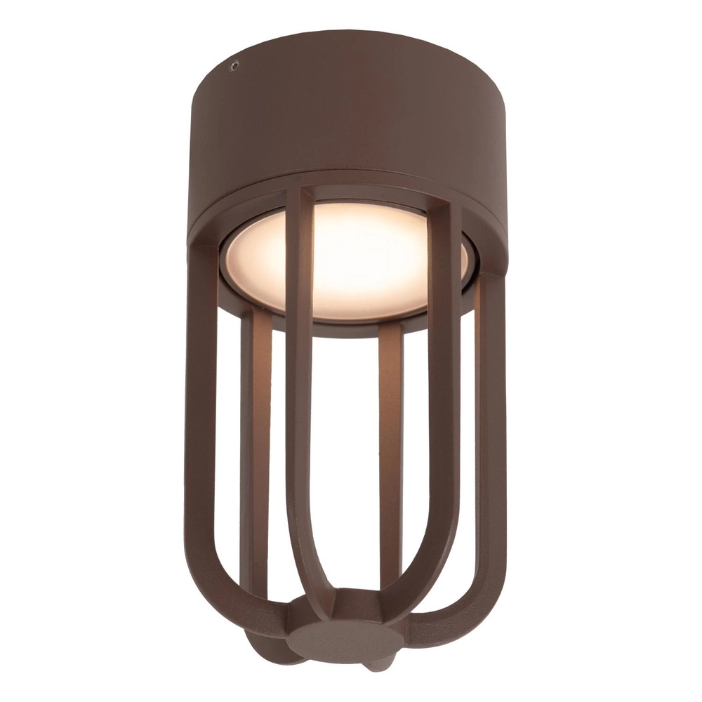 Lampe de plafond Wells Brun rouille Lucide 5411212334107