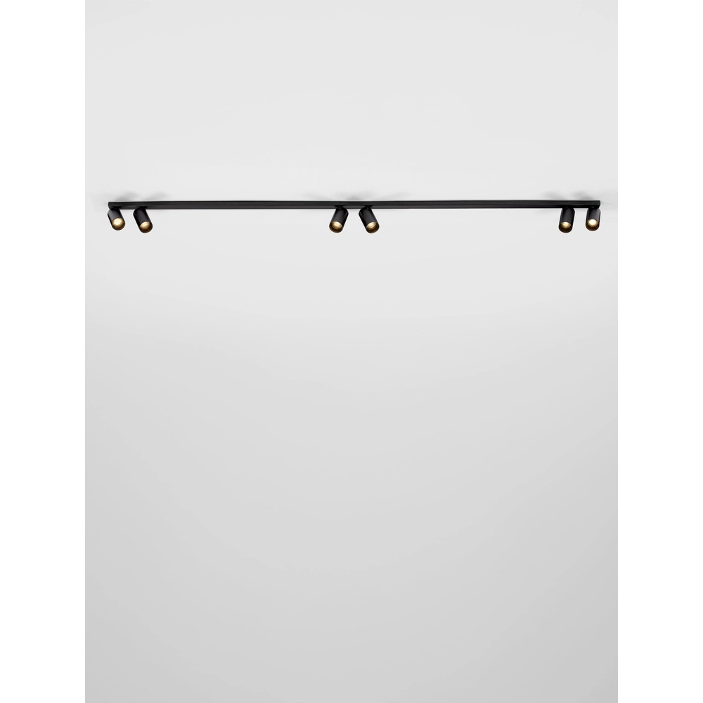 Plafonnier 6 lumières Oso noir Lyora 5212017465108