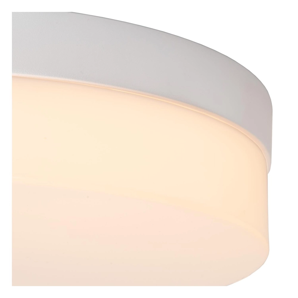 Éclairage de plafond Biskit Ø 23cm - IP44 blanc Lucide 5411212792143
