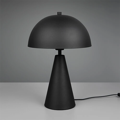 Lampe de table tendance Alfie noir Trio 4017807617139