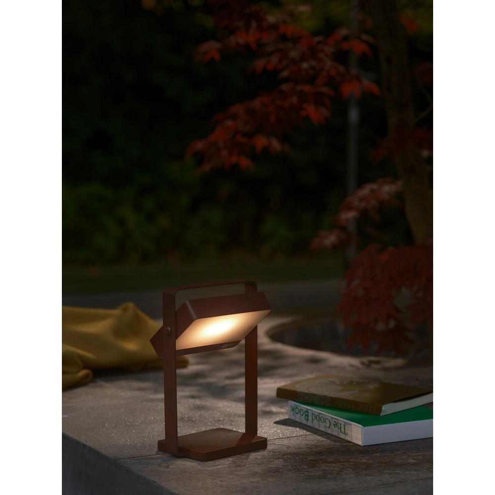 Brun rouille Saulio Solar  Lampe de table