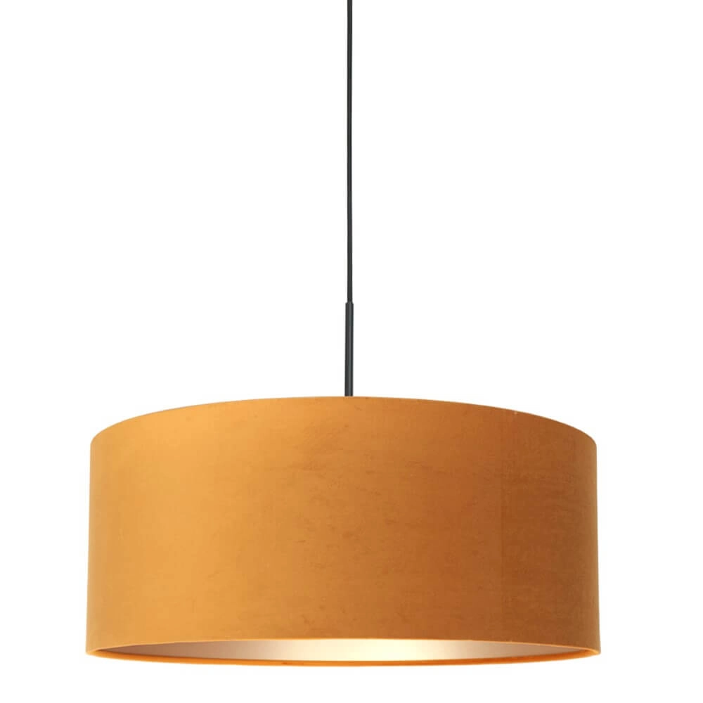 Lampe suspendue Sparkled noir avec de l'or