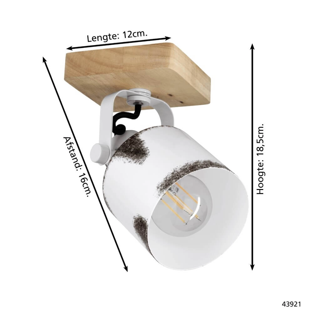 Spot de plafond rétro Kilburn 1 lumière Eglo 9002759439217