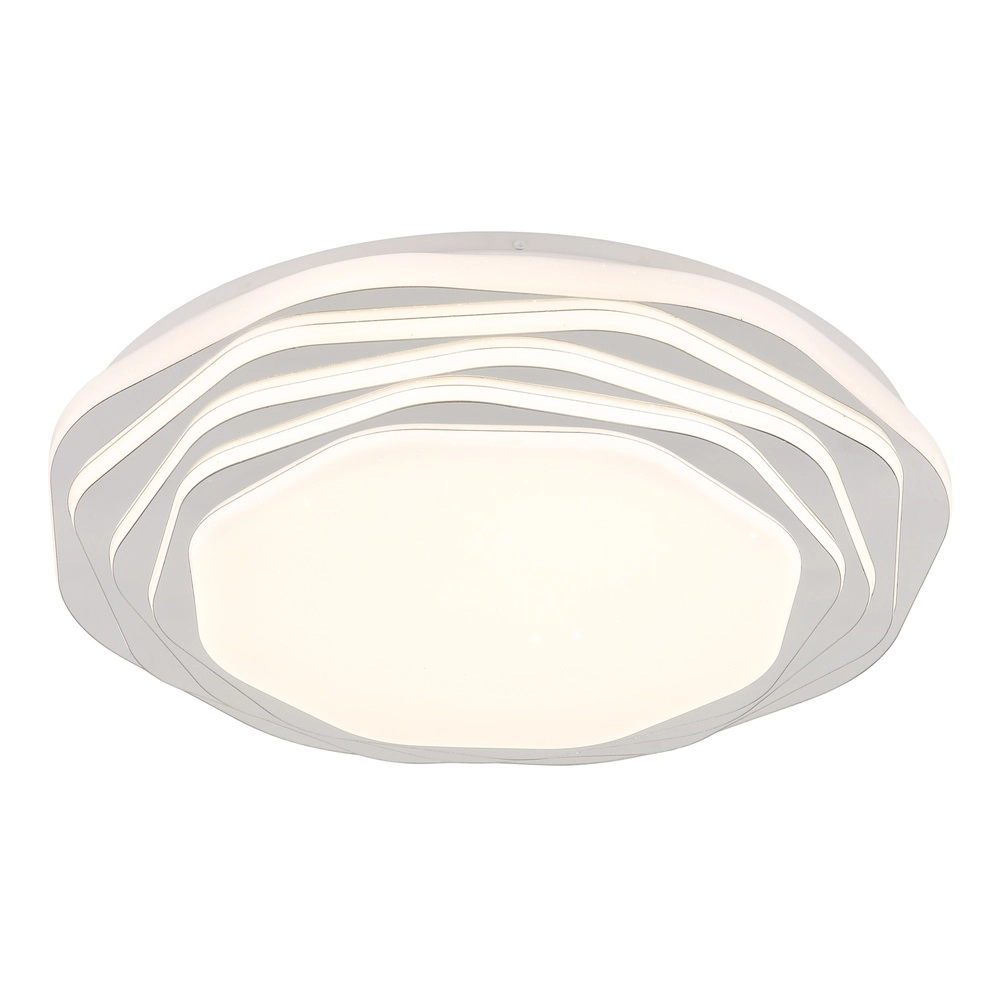 Lampe de plafond à design Flordelis blanc Ø 48cm