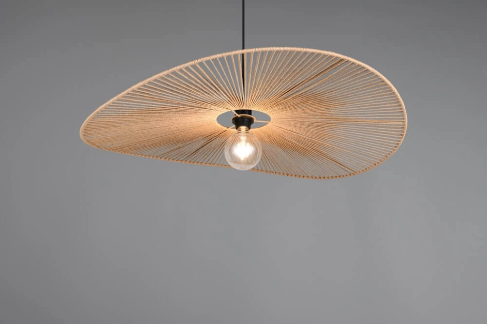 Grande suspension japandi Laurine Ø 78cm Trio 4017807637632