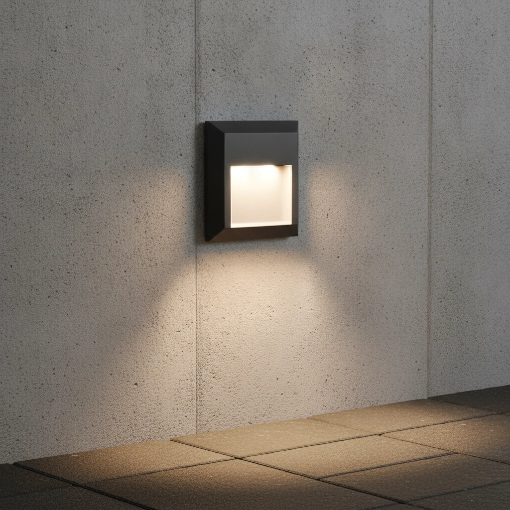 Applique murale carrée Pulsar gris
