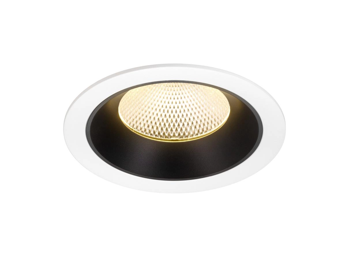 Spot encastré Numinos XL blanc/noir 3000K - 40 deg