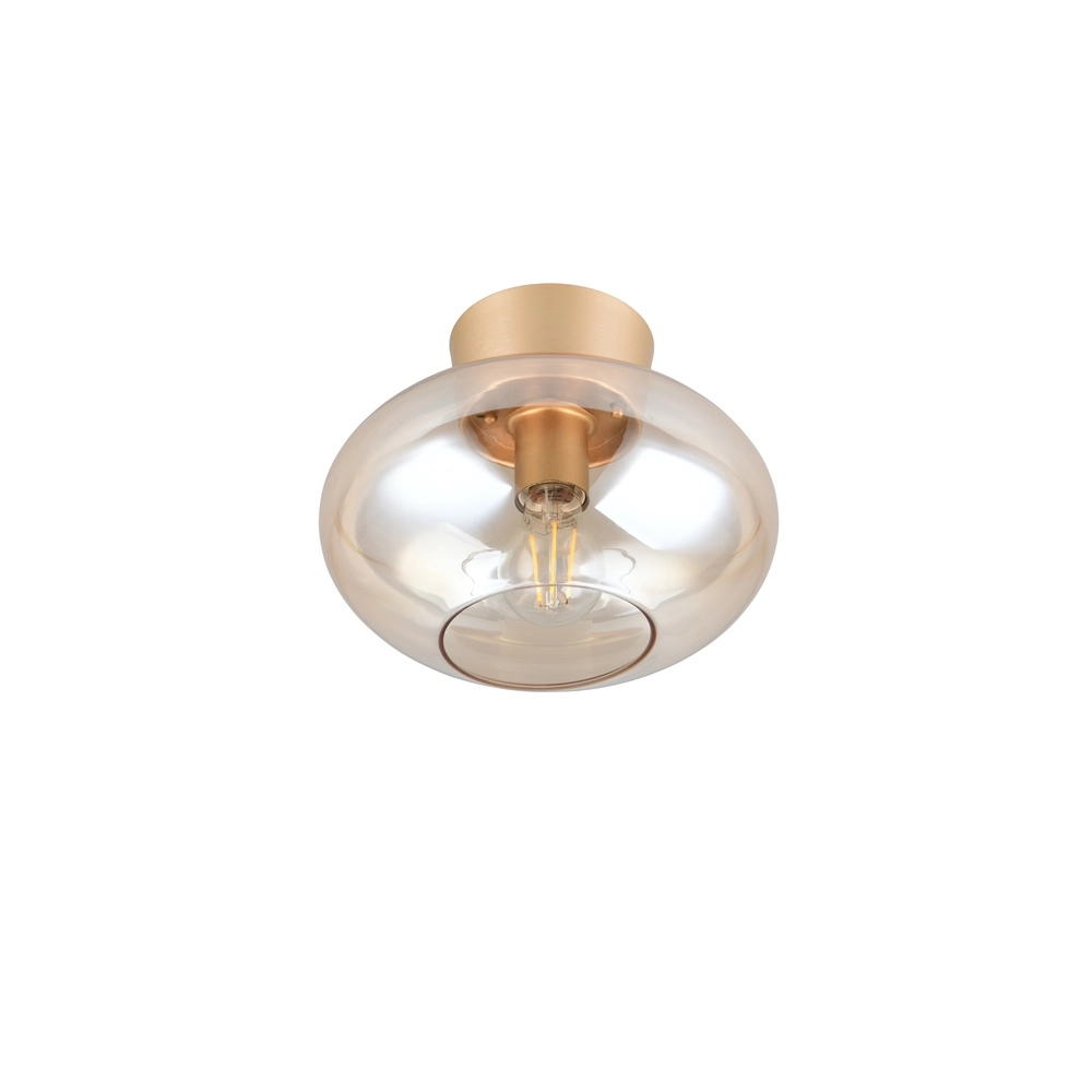 Lampe de plafond Sidera ambre Ø 26cm Trio 4017807697261