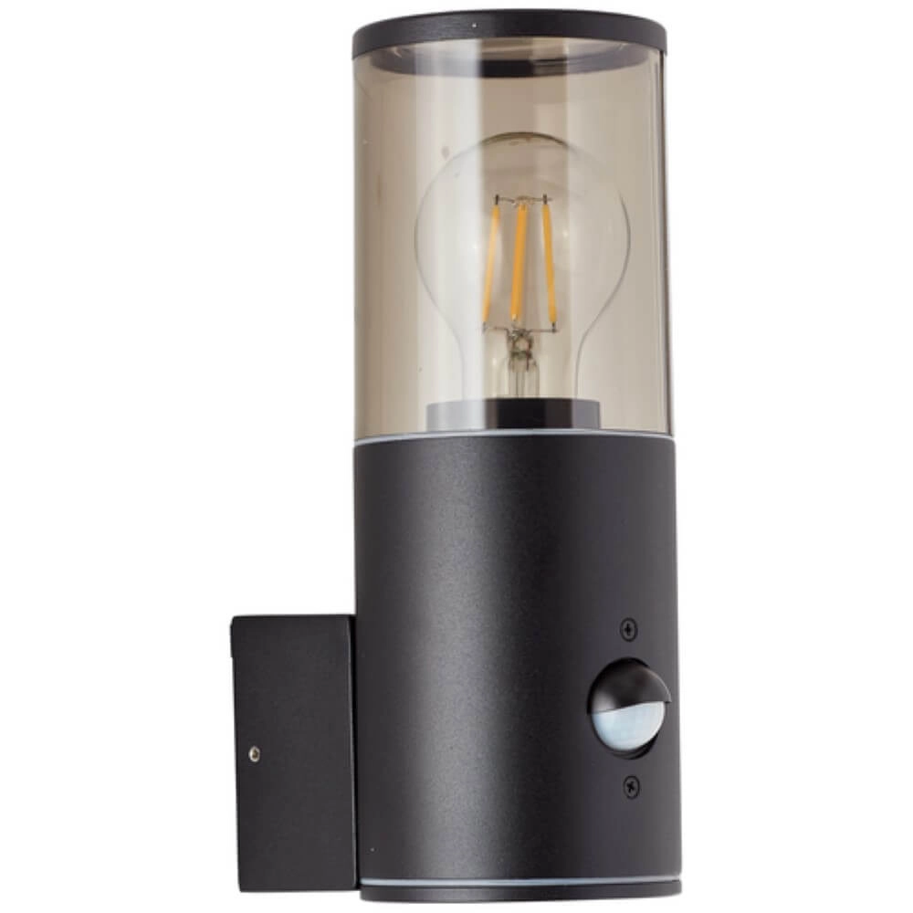 Lampe d'extérieur noire Sergioro avec capteur Brilliant 4004353405679