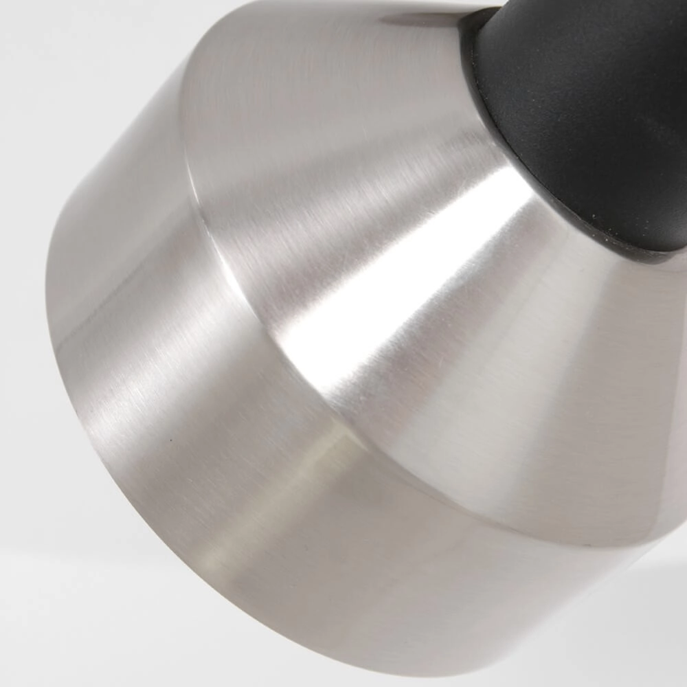 Applique noire avec applique en acier inoxydable Acier Steinhauer 8712746151442