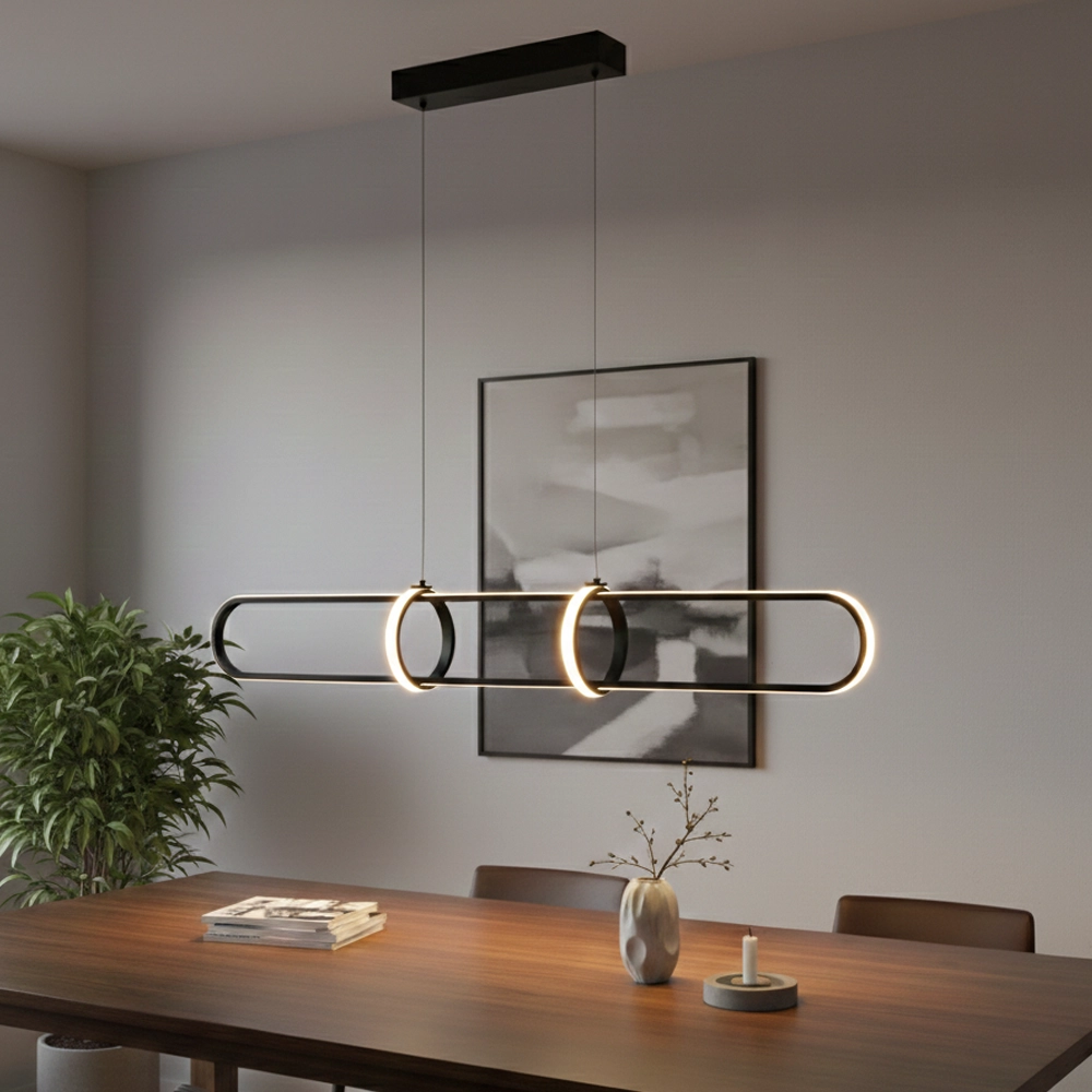 Suspension design Arte Noir allongé