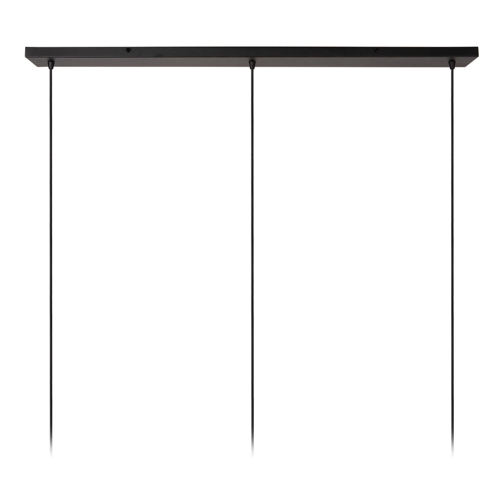 Lampe pendante à 3 lampes Elysee Design noir avec opale Lucide 5411212211774