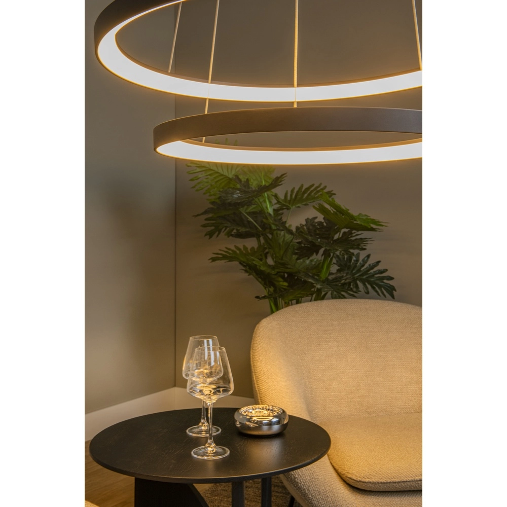 Lampe pendante noire Vidal Ø design élégant de 78 cm Premium by Lucide 5411212460936