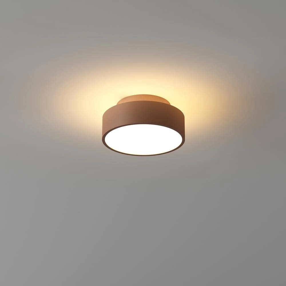 Plafonnier Chicago Ø 15cm bronze brossé Artdelight 8720701101302