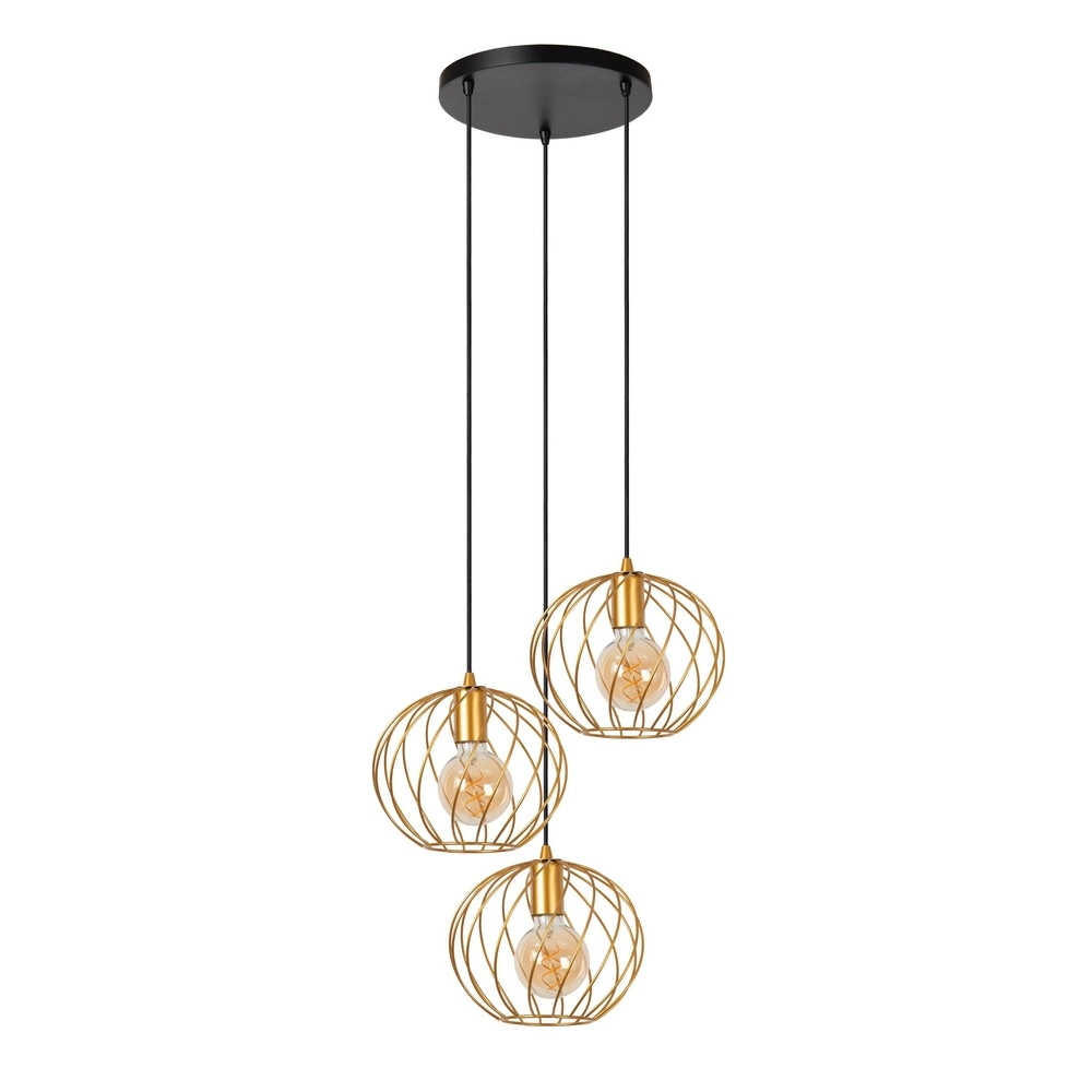 Lampe suspendue Danza Ø 50cm d’or