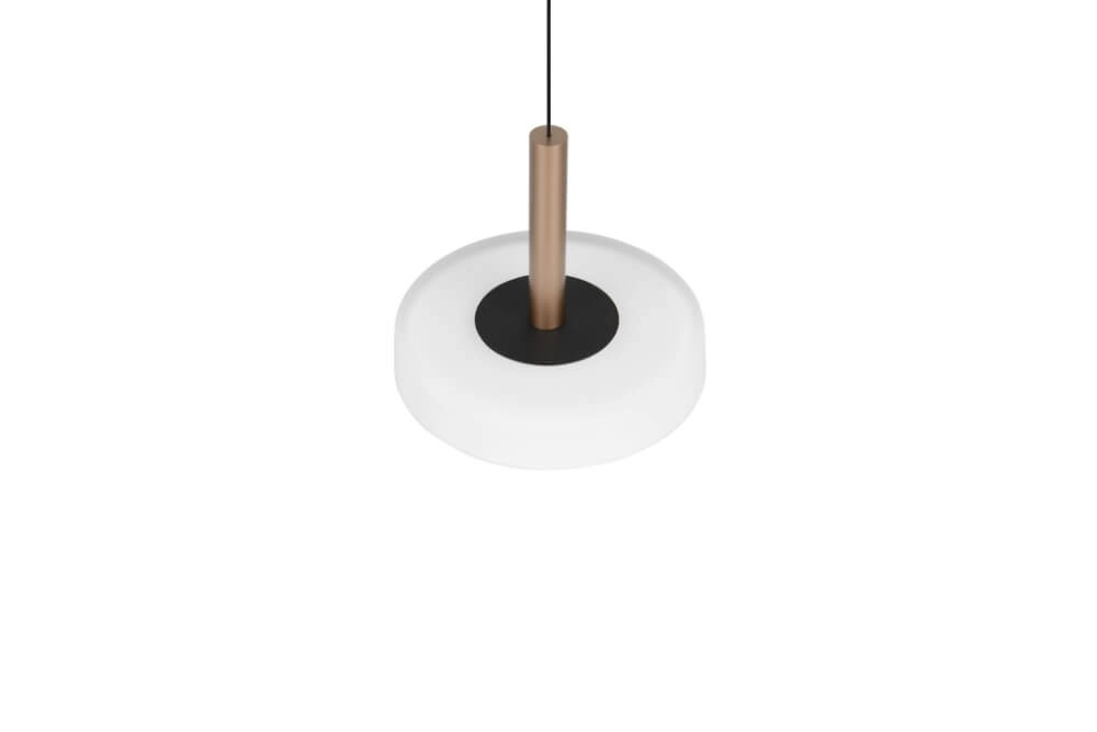 Lampe suspendue LED Celeste Ø 22cm - verre blanc Trio 4017807627381