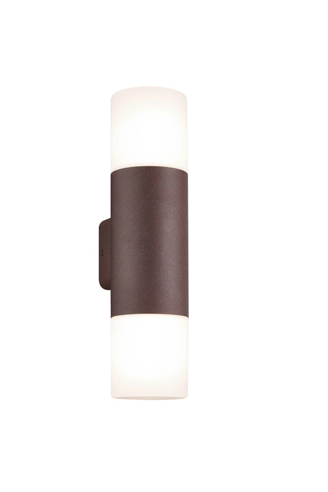 Applique murale Hoosic 2 lumières 33cm marron