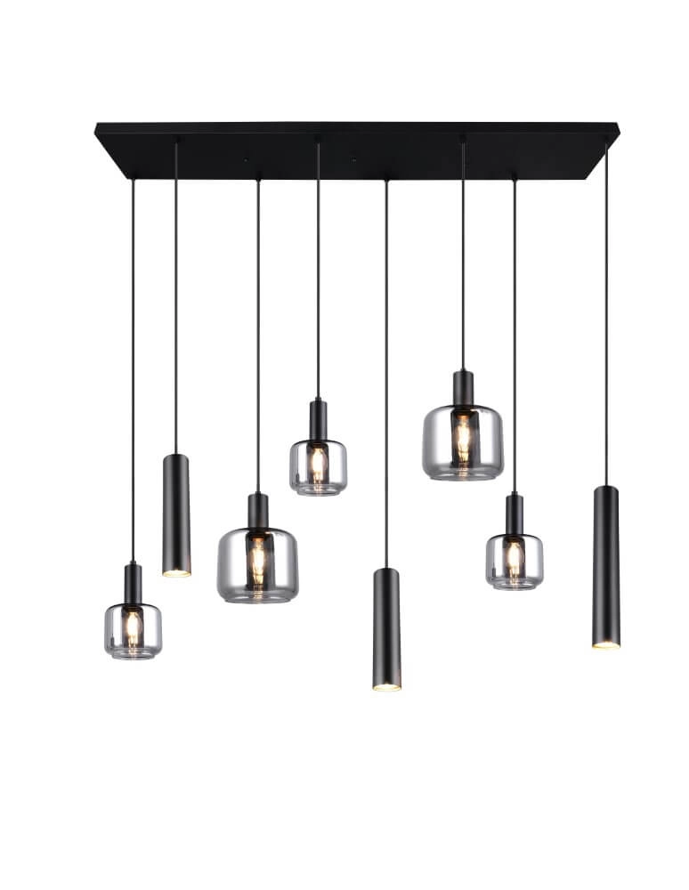 Lampe suspendue pour table à manger Mataro avec pendules Trio 4017807612929