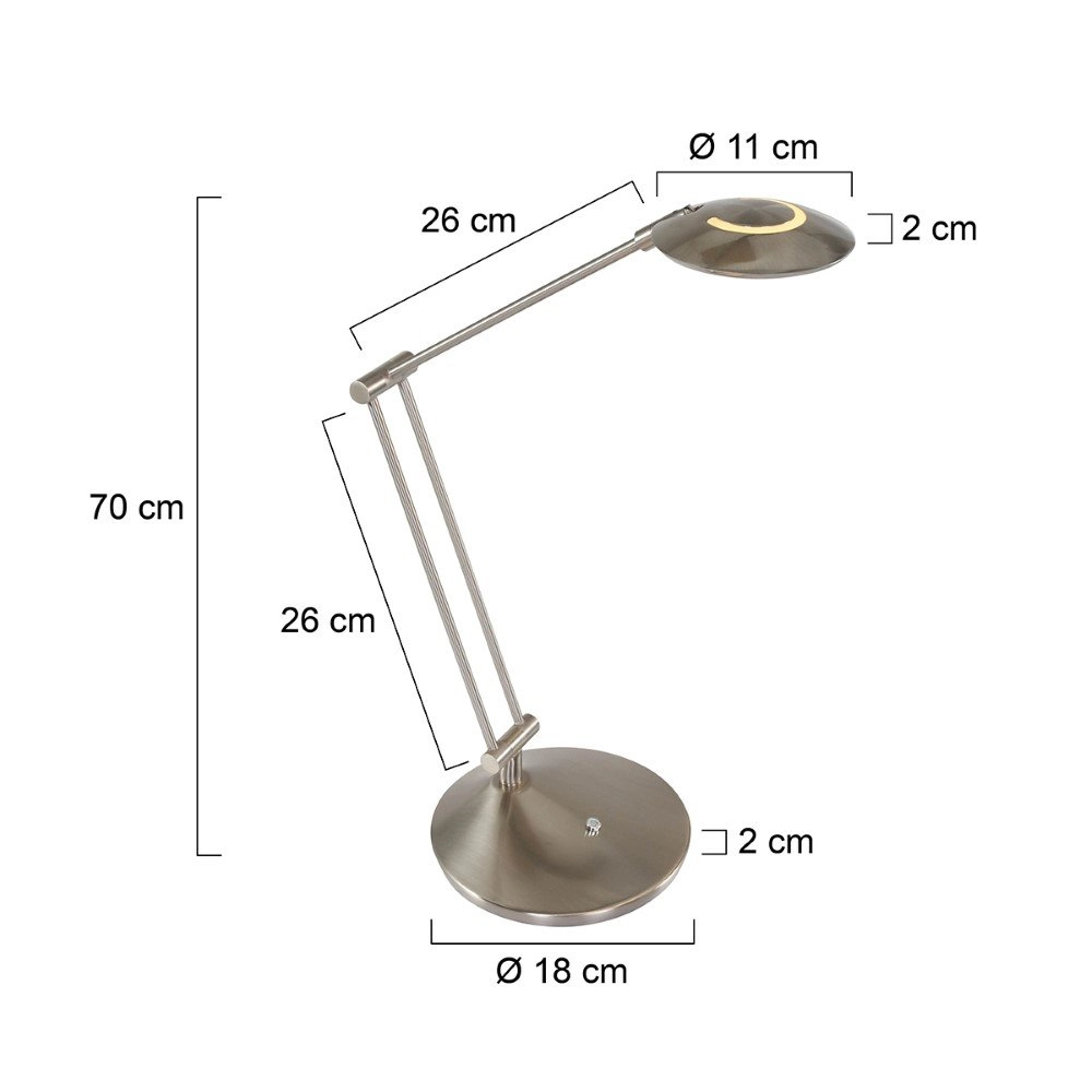 Lampe de bureau Zodiac LED Steinhauer 8712746127317