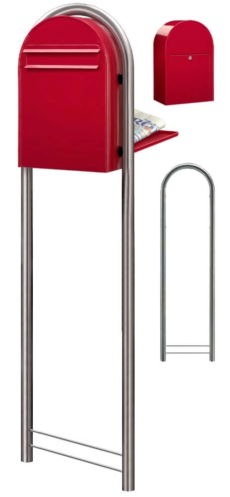 Boites aux lettres Classic B 3001 Rouge vif Bobi 6417237006059
