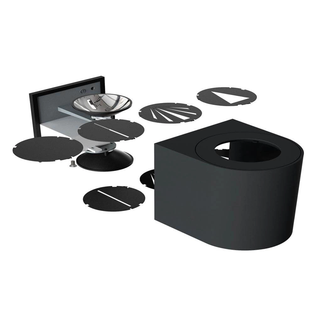 Spot monté en surface Canto Zinc vers le haut et vers le bas Nordlux 5701581482685