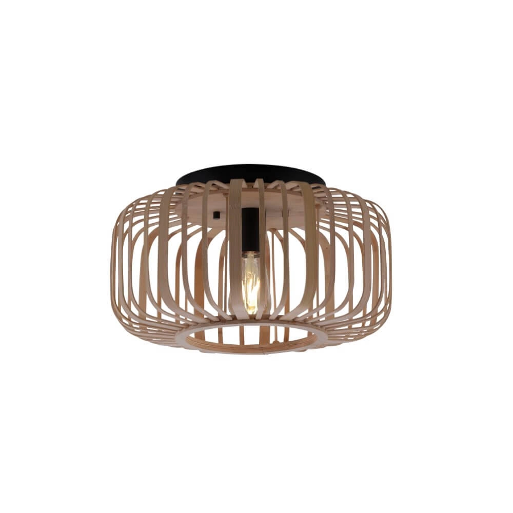 Plafonnier bois Racoon Ø42cm Just Light 4043689984366