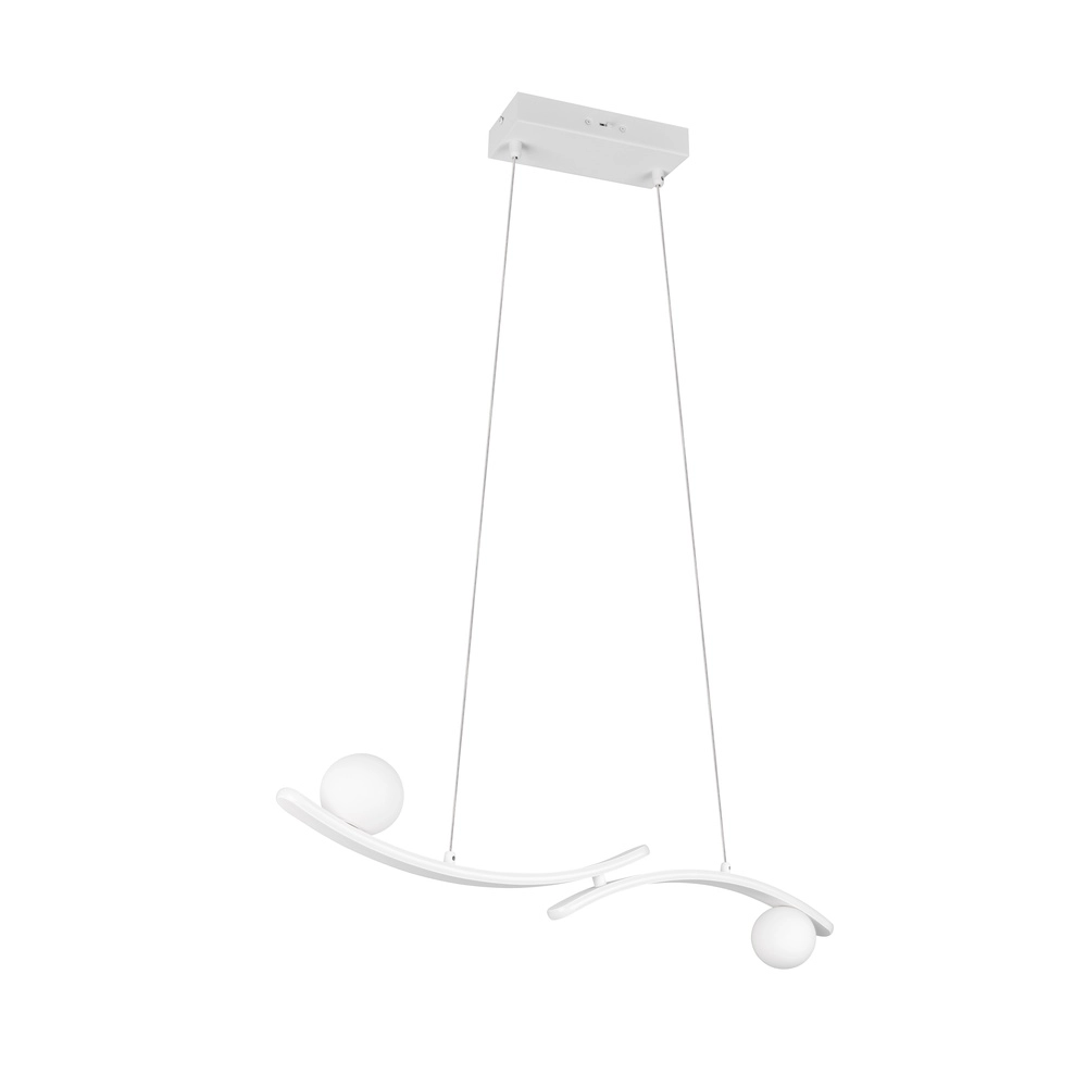 Lampe pendante de conception Napoli Blanc Trio 4017807683509