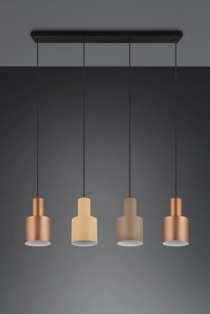 Lampe suspendue design Agudo 4 lumières Trio 4017807574593