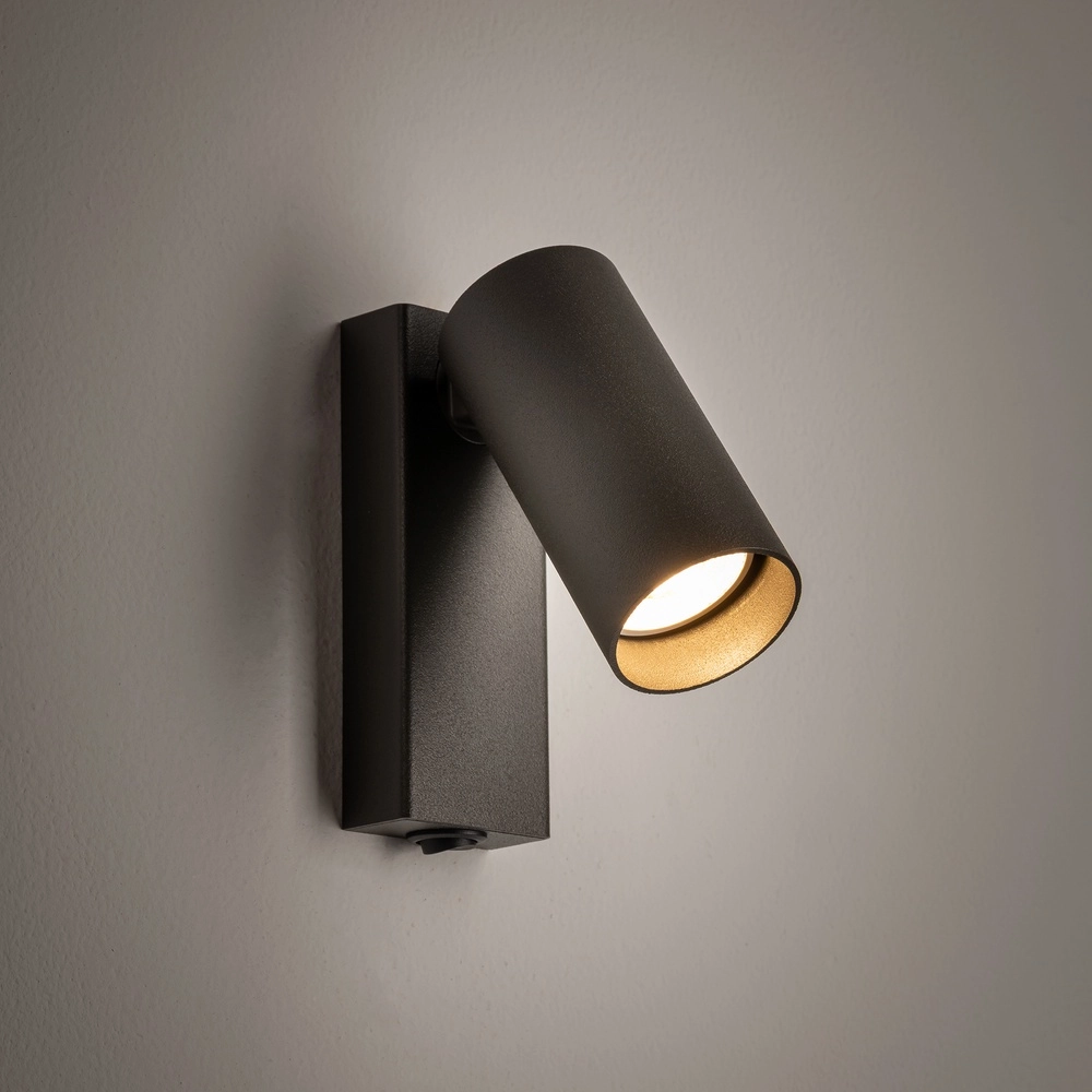 Projecteur directionnel Fourty avec interrupteur - gris foncé Lyora 5903139117661