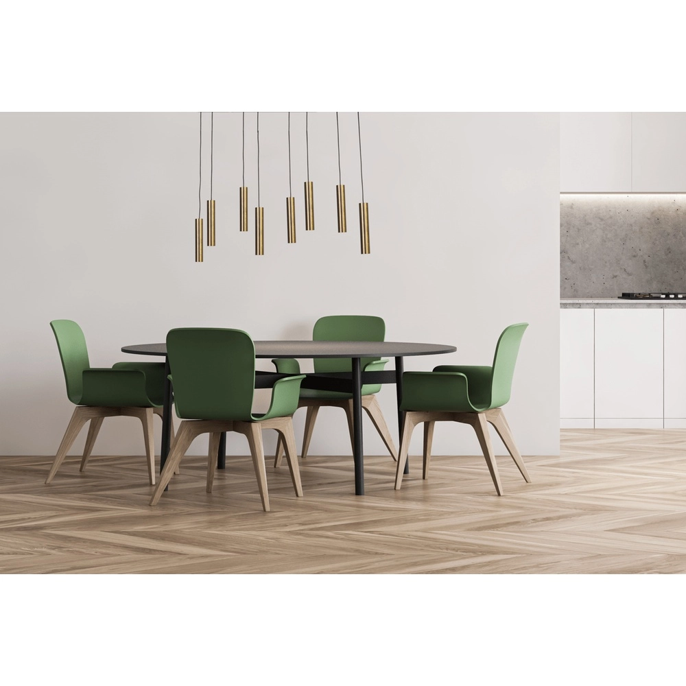 Lampe pendante de salle à manger Run 8 pendentifs anciens en cuivre Masterlight 8718121206448