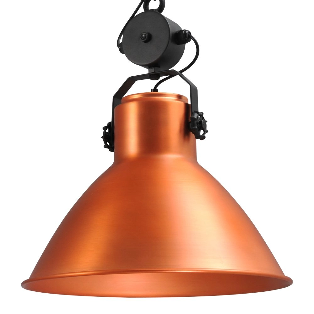 Lampe à suspension Industria 44 Bud 44cm cuivre rouge avec noir Lampe à suspension Industria 44 Bud 44cm cuivre rouge avec noir