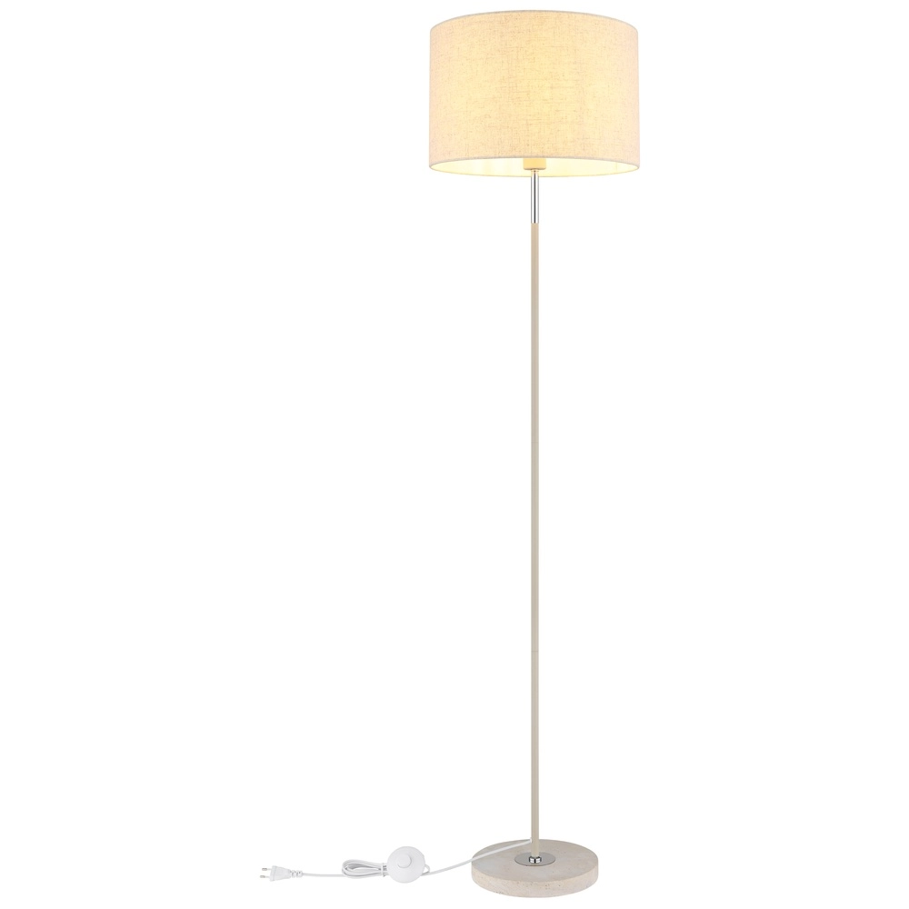 Lampadaire Deleon brun sable Ø 40cm Globo 9007371572908