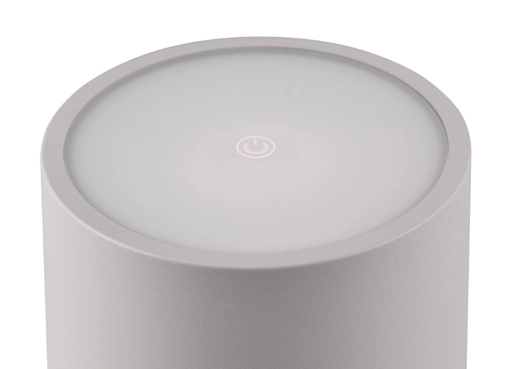 Lampe de table rechargeable Fernandez gris dehors Trio 4017807564341