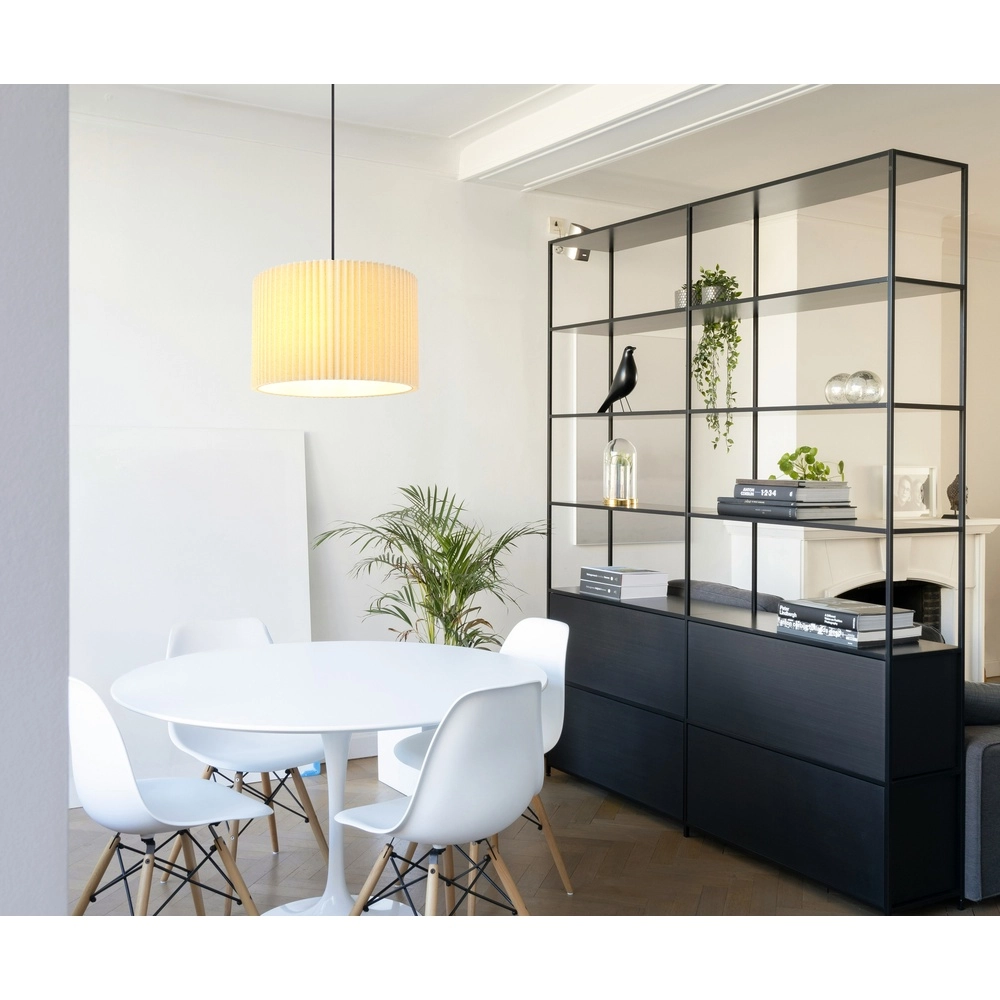 Lampe suspendue Page Ø 38cm blanc avec noir Globo 9007371533596