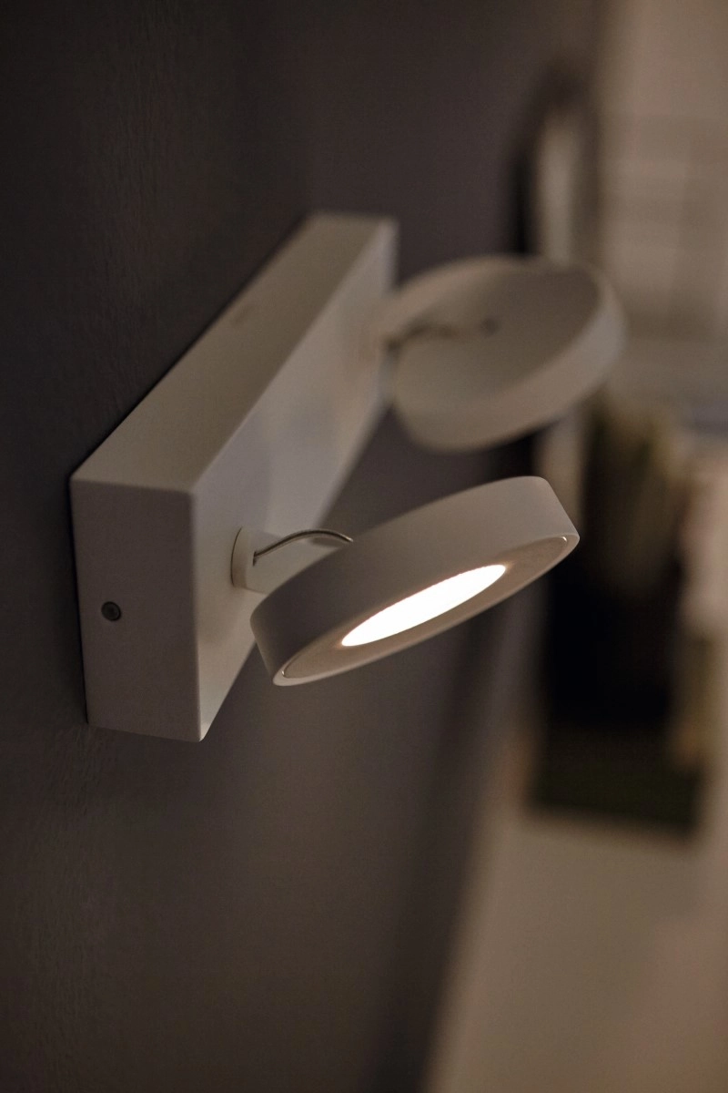 Lampe Clockwork 2 lumières blanc Philips 8718696154519