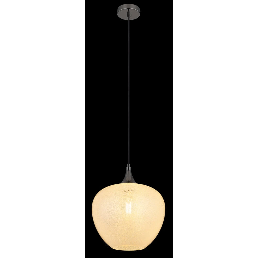 Suspension anthracite Maxy avec verre blanc Ø 29cm Globo 9007371447176