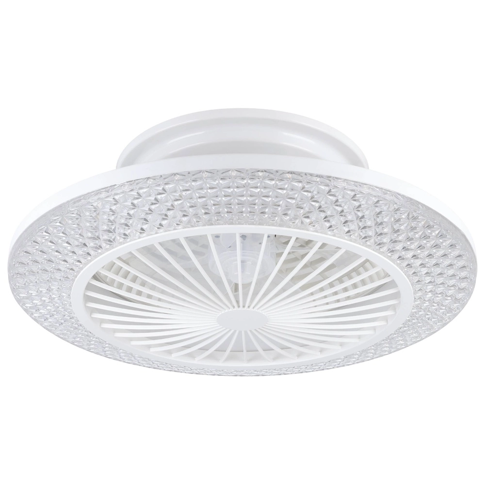 Ventilateur de plafond Malinska blanc Ø 55cm