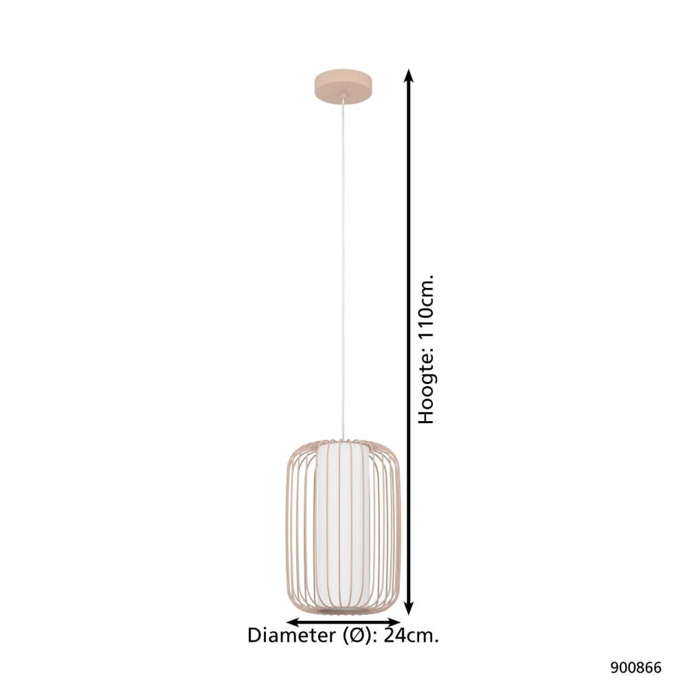 Lampe suspendue sable Terrarosa Ø 24 cm Eglo 9008606273928