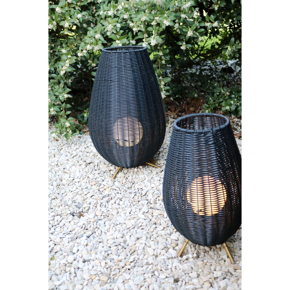 Lampe de table rechargeable Colin Ip44 Noir Lucide 5411212031846