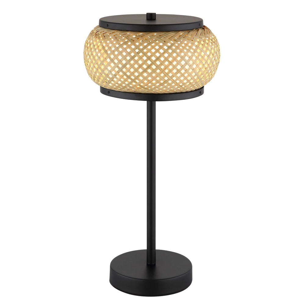 Lampe de table Bambora avec du bambou