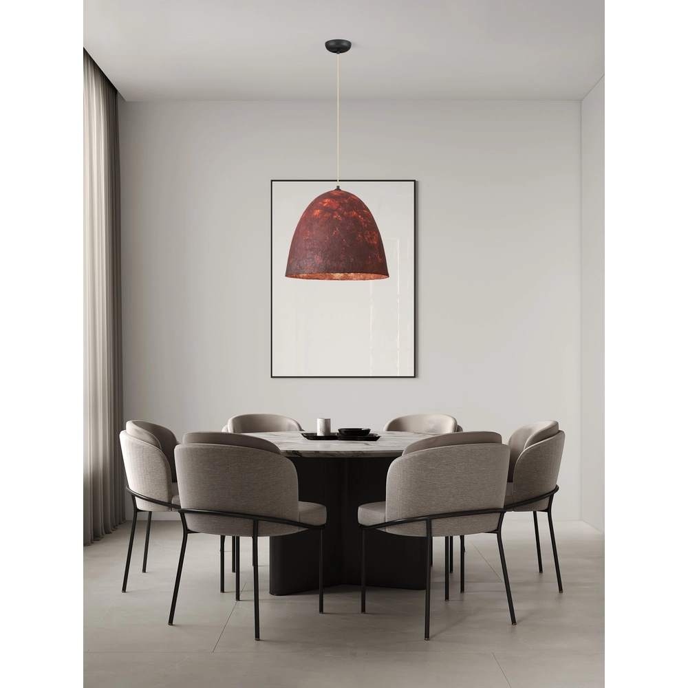 Suspension Solis rouge Ø 50cm Lyora 5212017477859