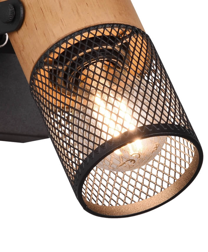 Projecteur mural rural Tosh Trio 4017807467604