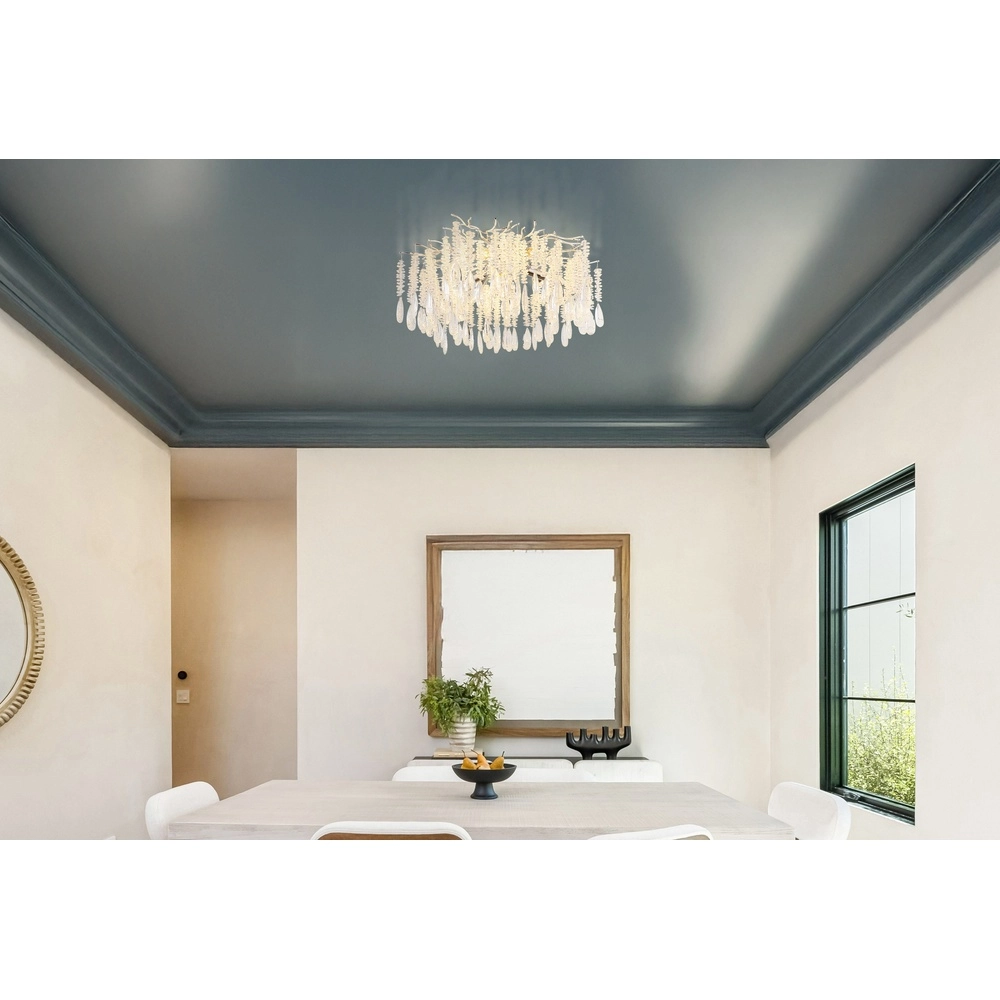 Lampe de plafond Kinga gris argenté Ø 60cm Globo 9007371578979