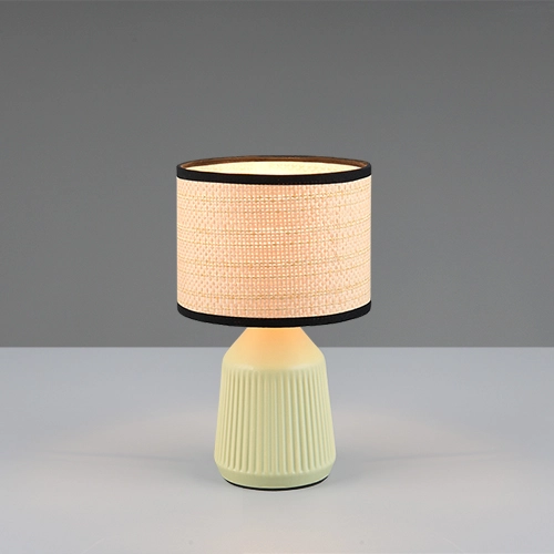 Lampe de table Formentera Ø 16 cm vert Trio 4017807692068