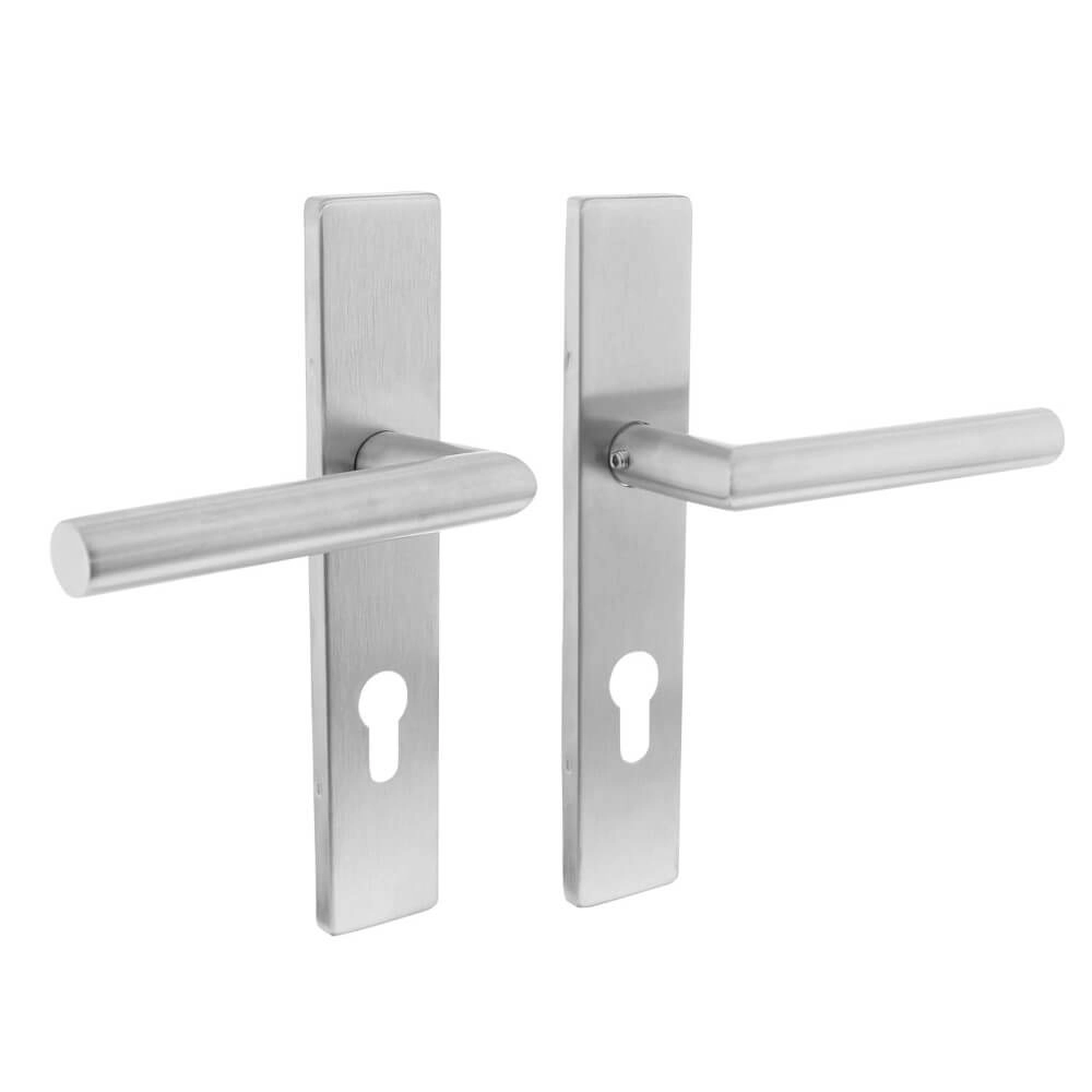 Poignée Hoek 90 PC rectangulaire 72mm acier inoxydable Poignée Hoek 90 PC rectangulaire 72mm acier inoxydable