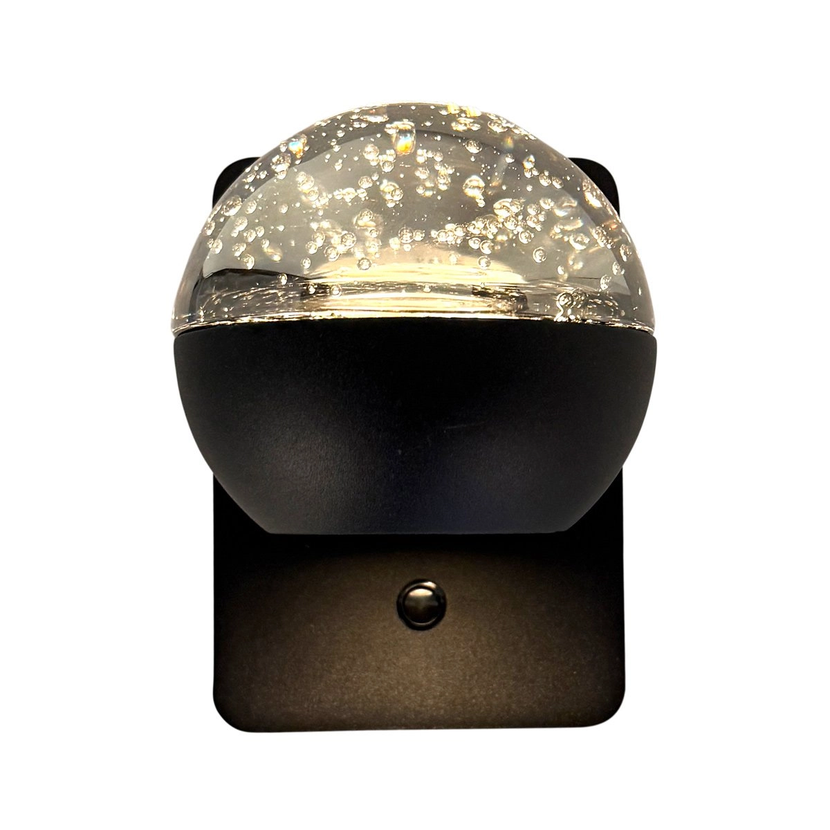 Lampe murale LED Belluno noir avec verre - ajustable Steinhauer 8712746183948