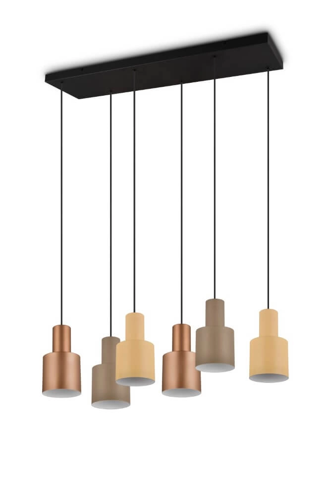 Lampe suspendue design Agudo 6 lumières