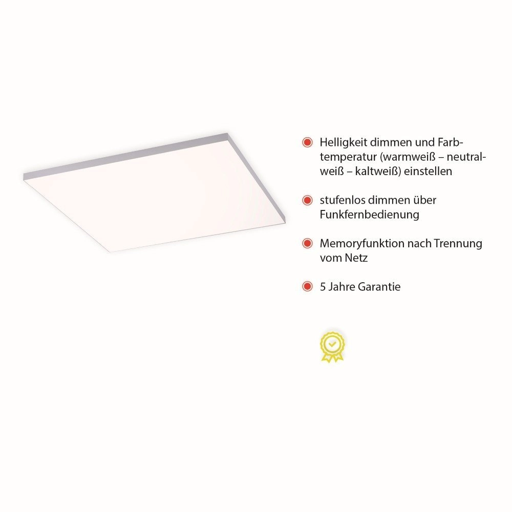 Panneau DEL Canvas 40w - 2700-5000K - 60cm blanc Just Light 4043689967499