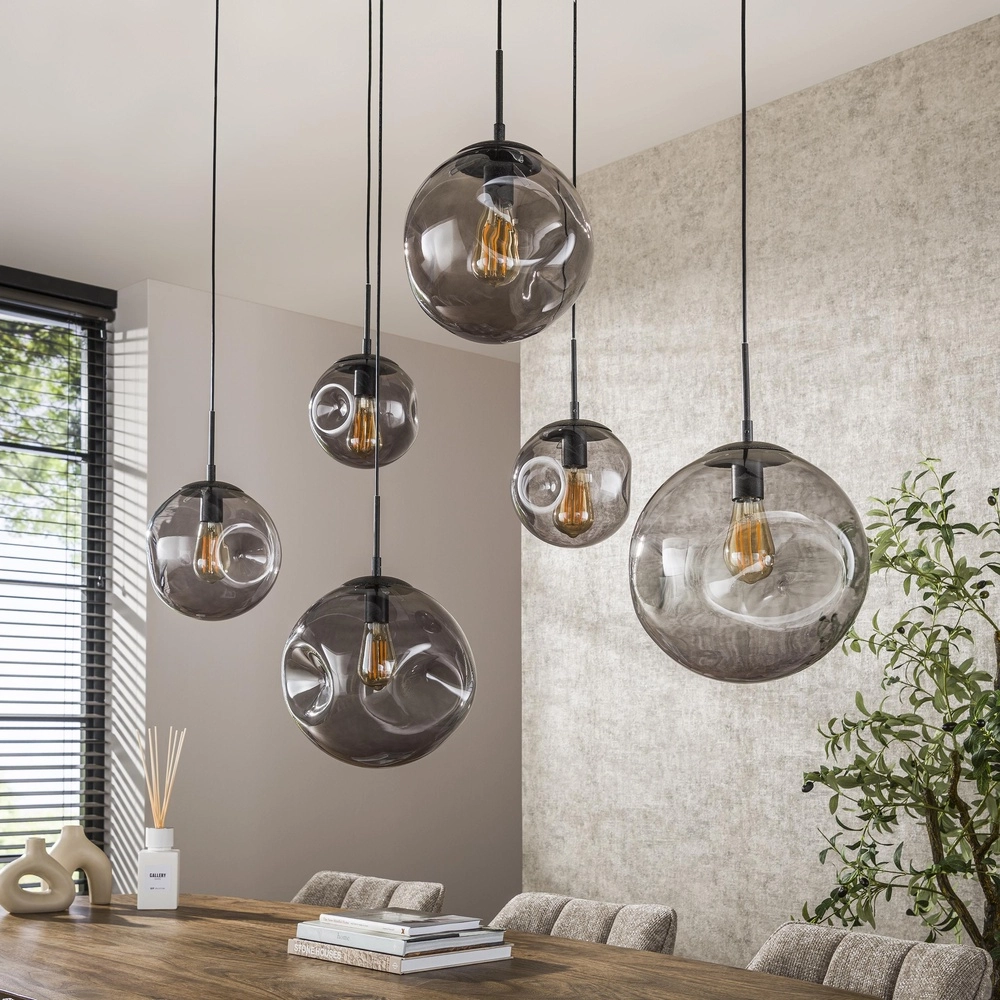 Lampe suspendue à 6 lampes Stellar avec plafond organique Lyora 8716803511729
